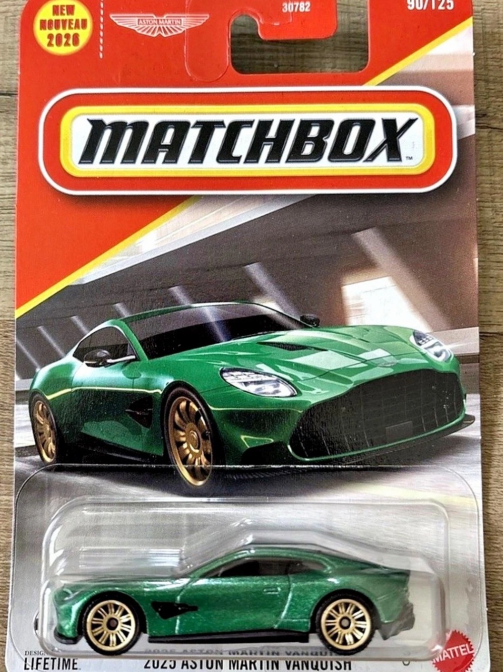 Matchbox 2025 Aston Martin Vanquish Green Die-Cast Car NWT